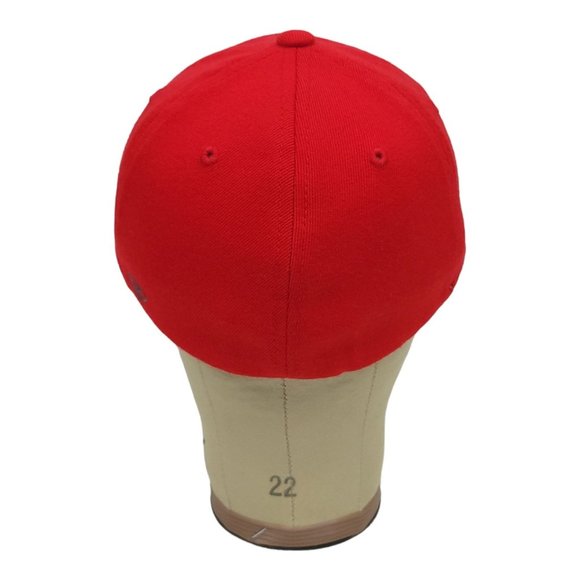 Richardson TC Monogram Initials Flex Fitted S/M Cap Trucker Baseball Hat Red - Picture 4 of 12